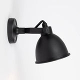 Maxim Cover Spot Zwart Messing – Draaibare Wandlamp E14 Fitting