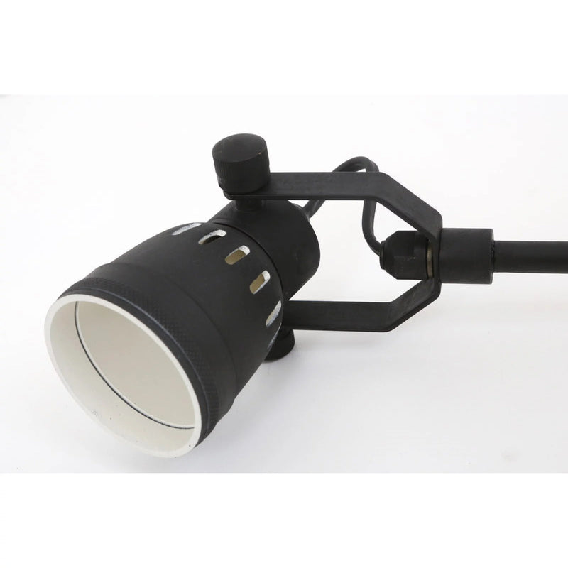 Indigo Swing Opbouwspot Zwart Messing – Draaibare GU10 Wand- & Plafondlamp