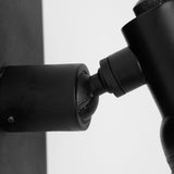 Indigo Mini Swirl Wandspot Zwart – GU10 Opbouwlamp Ø5 cm