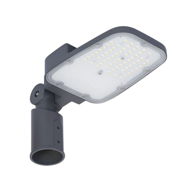 LED Straatverlichting IP66 - Area Value - Aluminium Grijs - 30W 4050Lm - 6500K 765 Daglicht Wit | Symmetrisch
