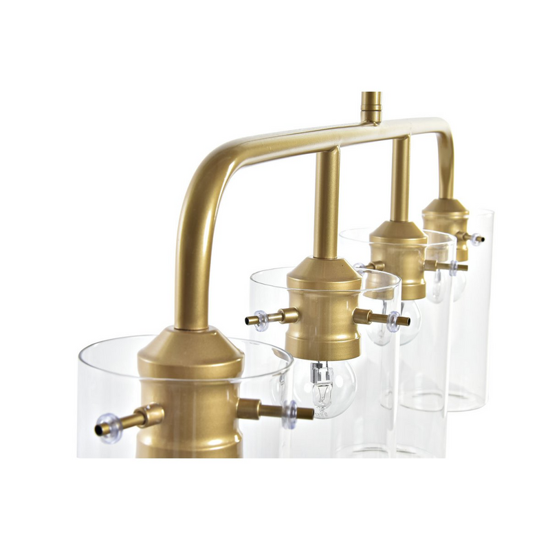 Alexandra Meti - Metalen Glazen Plafondlamp 84X17X24 Goud