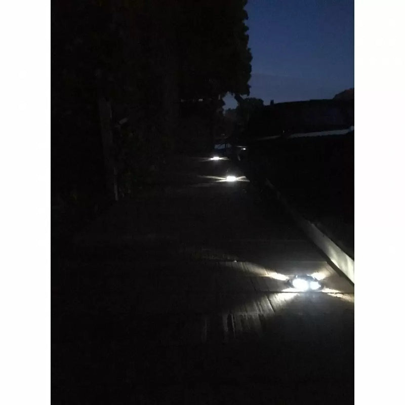 Solar Decklight RVS – Opbouw Vloerspot LED 8x Super Bright IP44