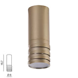 Locus-P LED Opbouwspot Aluminium GU10 Wit/Zwart/Grijs 35W