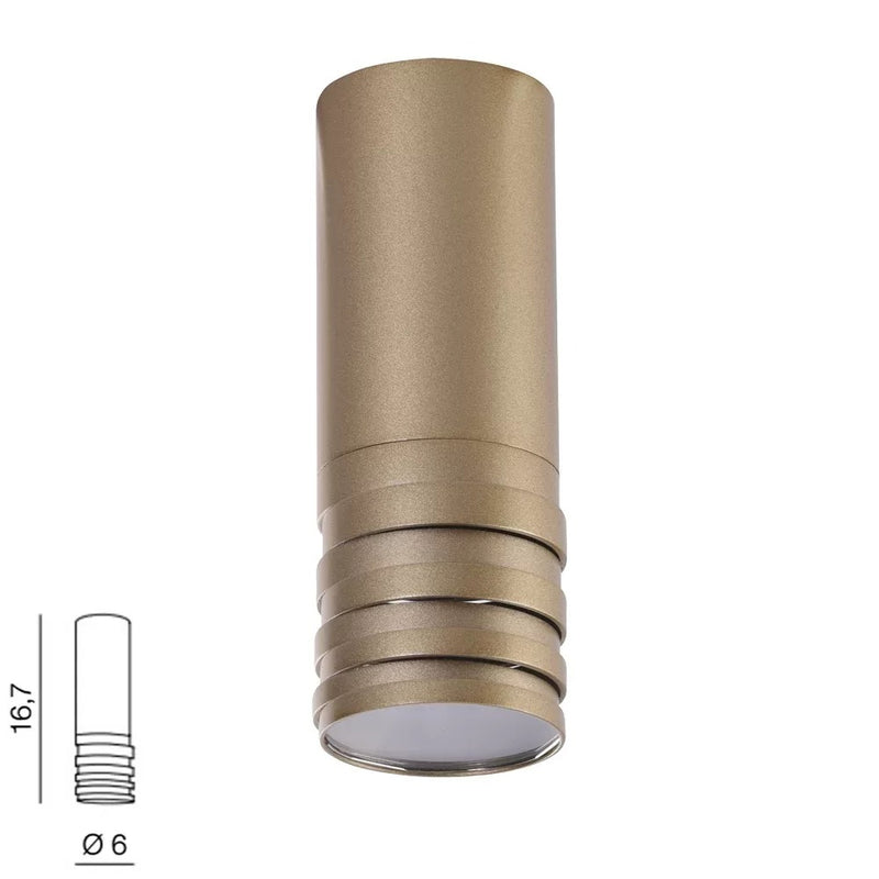 Locus-P LED Opbouwspot Aluminium GU10 Wit/Zwart/Grijs 35W