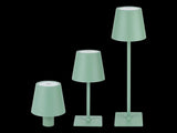 LED Tafellamp IP54 – TAZA 3,5W – 400Lm – CCT 3000K/4000K/5000K – Groen – 2x2000mAh Accu – 4in1 LITE | Draagbaar & Oplaadbaar Werklicht voor Binnen/Buiten