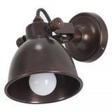 Maxim Opbouwspot Brons Messing – Draaibare Wandlamp E14 Fitting
