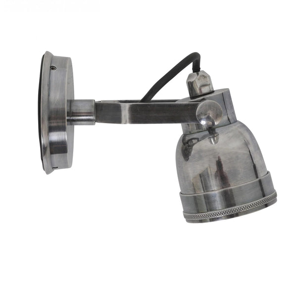 Indigo Buitenlamp Zilver – Wandspot van Messing IP54 | GU10