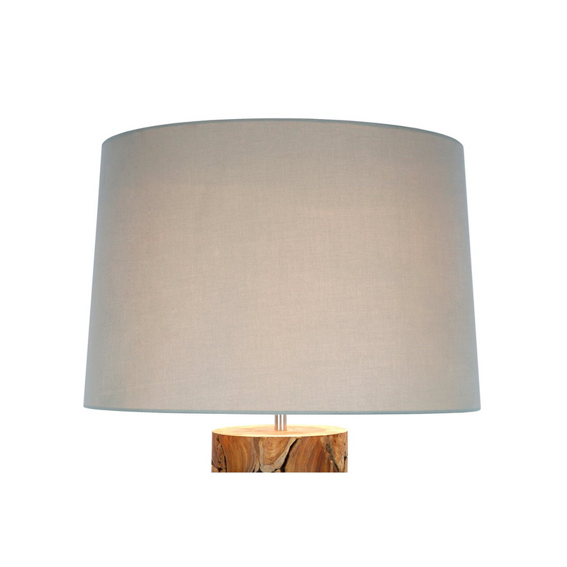 Salesfever - Vloerlamp Drijfhout Naturel/Wit