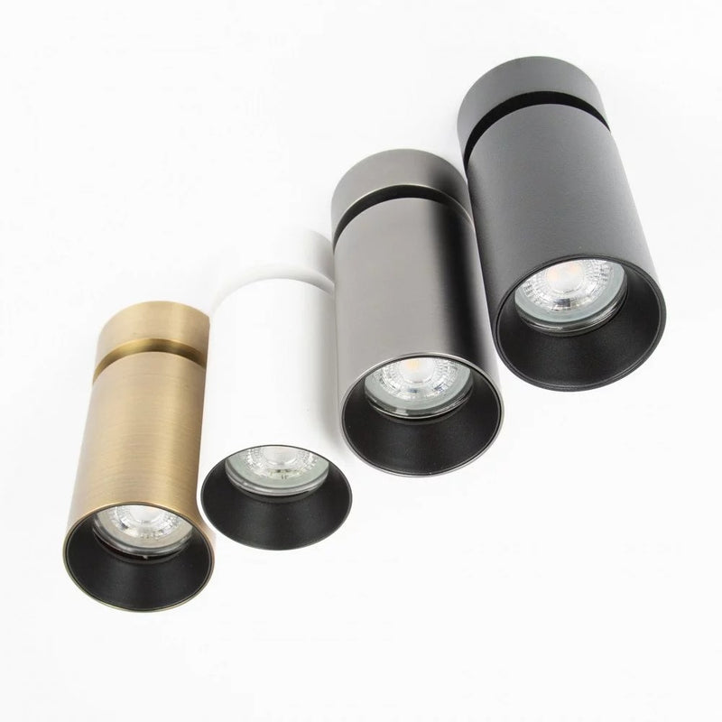 Mila 1 Rond Opbouwspot – Messing Plafondspot, Verstelbaar & Modern Design