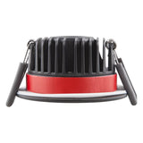 LED inbouwspot - 8W 930 PS Dimbaar - IP65 - Zwart | Waterdicht en Fire Rated Aluminium verlichting dimbaar