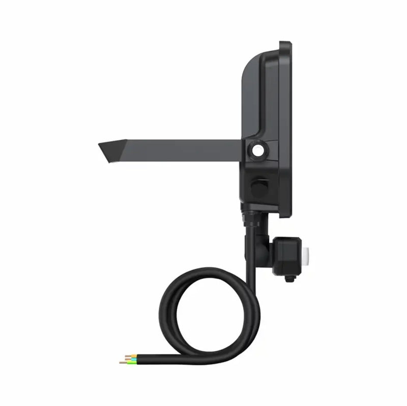 LED Breedstraler IP66 - Sensor Zwart - 41W 6000Lm - 4000k 840 Helder Wit | IK07 Schemer en Bewegingssensor - 1M aansluitkabel