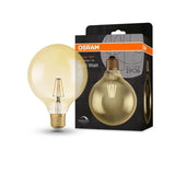 LED Lamp - E27 - Dimbare Filament Vintage Globe 55 - 6.5W 725lm - 2400K Extra Warm Wit Licht | Vintage Globe 55
