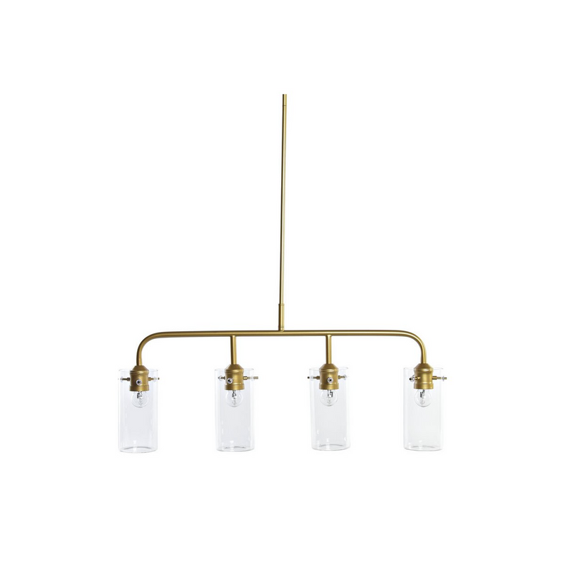 Alexandra Meti - Metalen Glazen Plafondlamp 84X17X24 Goud