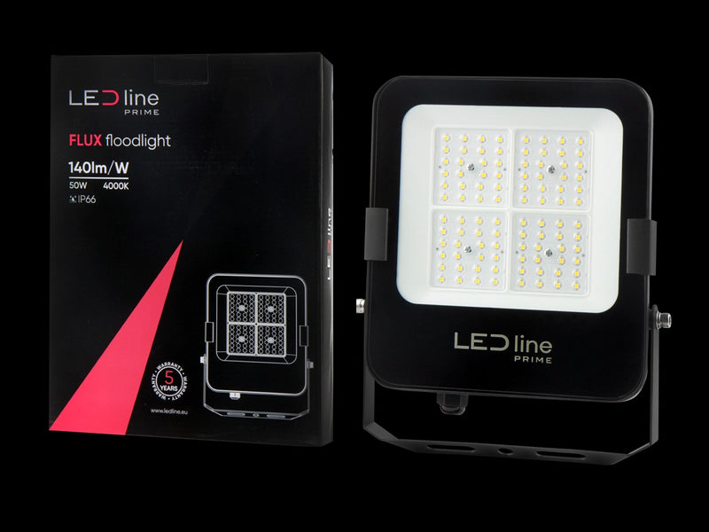 LED Breedstraler IP66 - Zwart PRIME - Schijnwerper 120 Graden - 30W 4200Lm - CCT 3000K-5000K | 5 jaar garantie