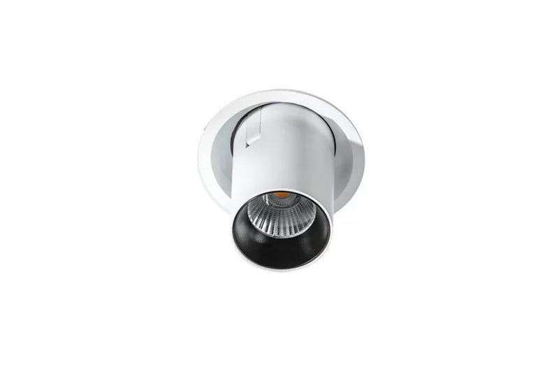 Luna-L LED Dimbare Downlight Aluminium Wit/Zwart 15W 3000K