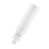 LED PL-C Dulux - D/E HF & AC Mains 230V - 6W 660Lm - 4000K 840 Koel Wit | 4Pins G24q-1 - Vervangt 13W