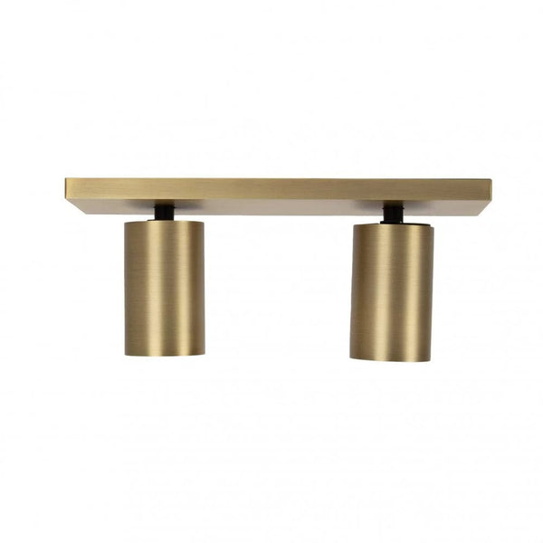 Lynn 2 Opbouwspot Oud Brons – Draaibare Wand- en Plafondlamp GU10