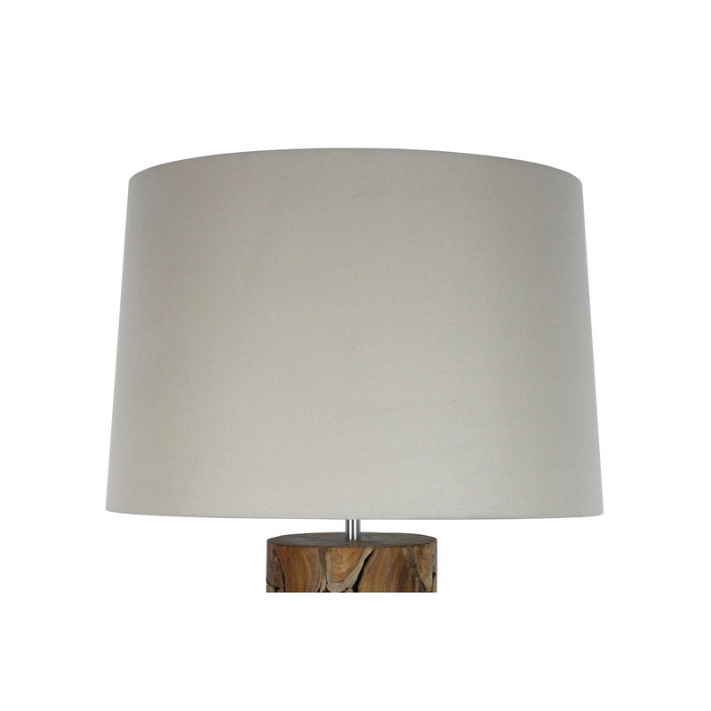 Salesfever - Vloerlamp Drijfhout Naturel/Wit
