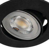 Fizu LED Inbouwspot Wit/Zwart 4,8W 3000K/4000K Verstelbaar
