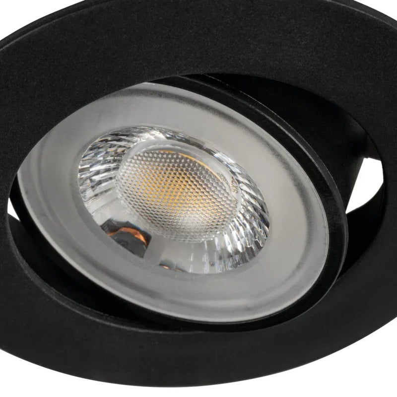 Fizu LED Inbouwspot Wit/Zwart 4,8W 3000K/4000K Verstelbaar