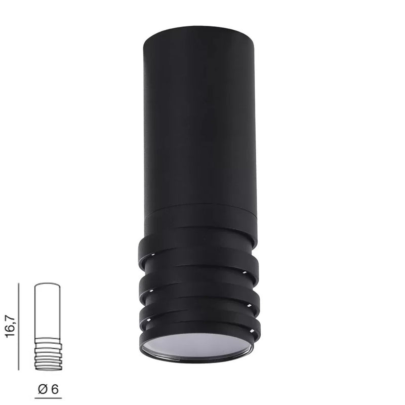 Locus-P LED Opbouwspot Aluminium GU10 Wit/Zwart/Grijs 35W