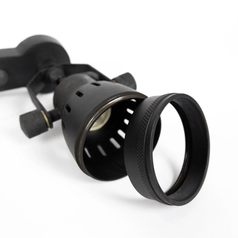 Indigo Dubbele Opbouwspot Zwart Messing – Draaibaar GU10 Spot