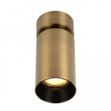 Mila 1 Rond Opbouwspot – Messing Plafondspot, Verstelbaar & Modern Design