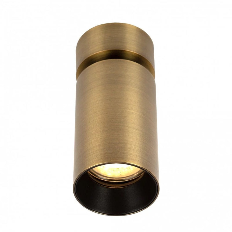 Mila 1 Rond Opbouwspot – Messing Plafondspot, Verstelbaar & Modern Design