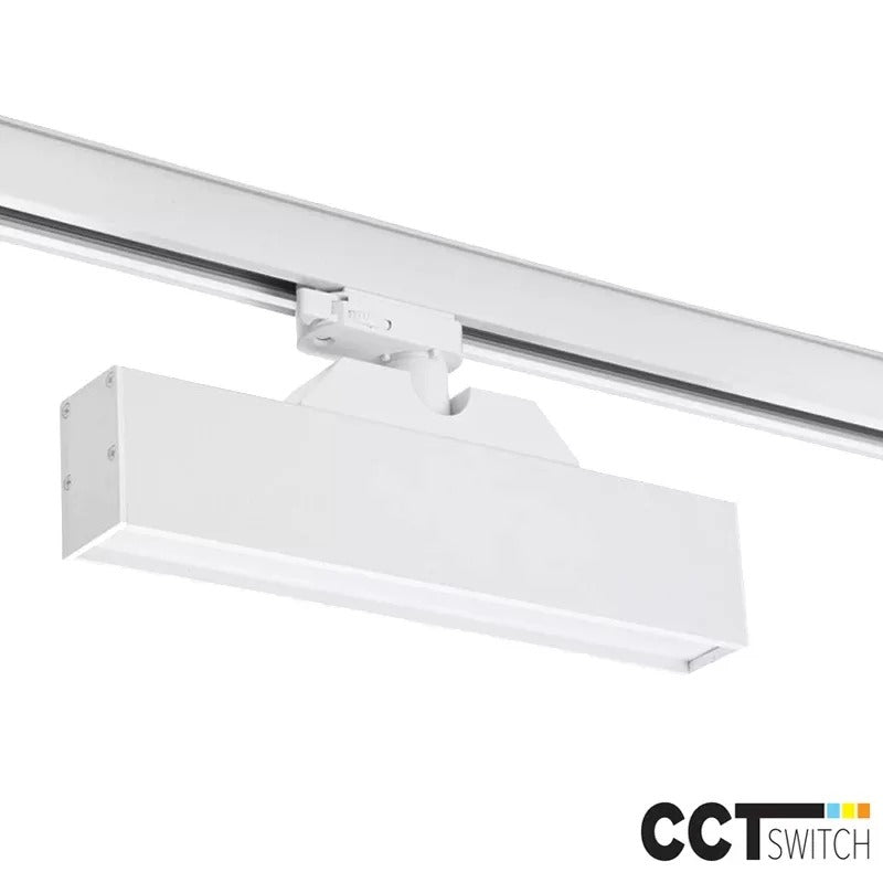 Linnea-T3 LED Railspot Aluminium CCT Wit/Zwart 3-Fase 120º
