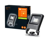 LED Breedstraler Endura Spike Zwart 10W 800lm - IP65 - 830 Warm Wit