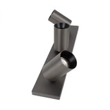 Lynn 3 Opbouwspot – Gun Metal Plafond- en Wandspot met Drie Lichtpunten, Verstelbaar