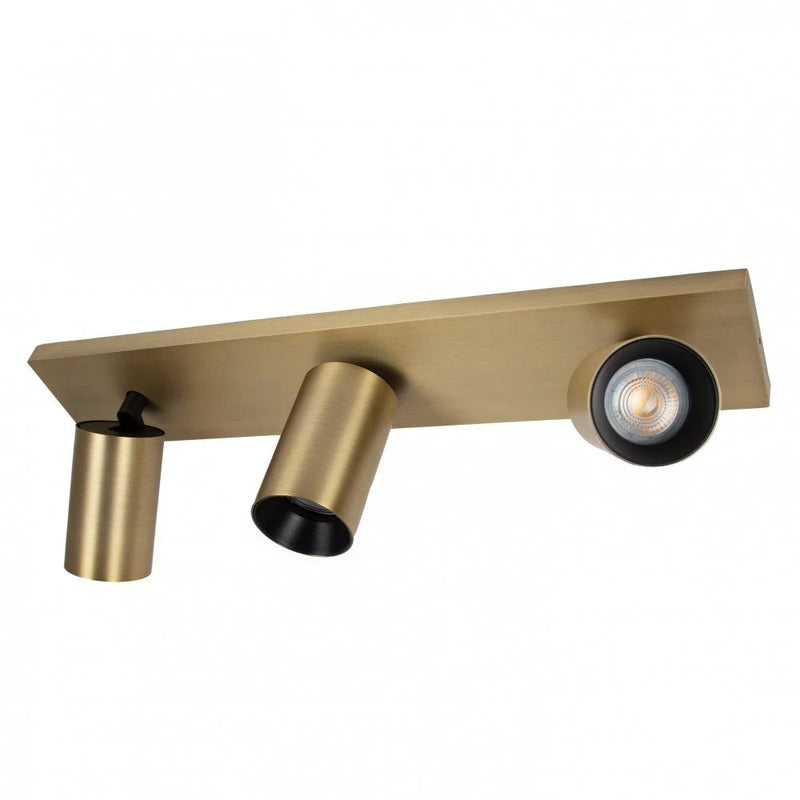 Lynn 3 Opbouwspot Oud Brons – 3-lichts Draaibare Wand- en Plafondspot