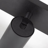 Mila 1 Zwarte Opbouwspot – Verstelbare Plafondlamp/Spot met Verwisselbare Inbouwhuls