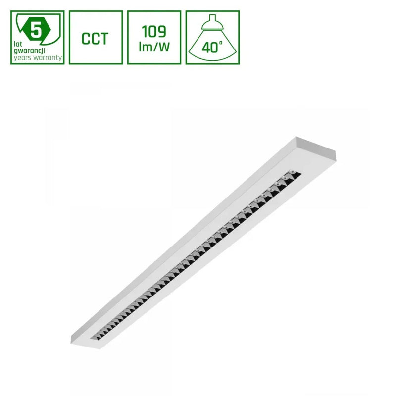 Plank LED Multi CCT Armatuur Wit/Zwart 20W-40W 2700K-6000K