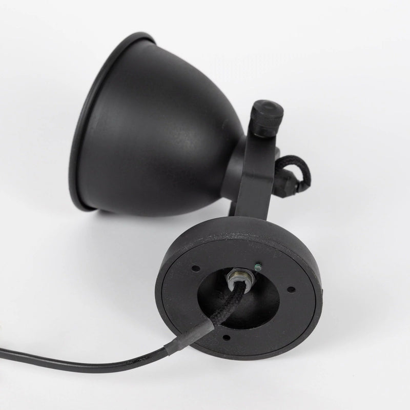 Maxim Cover Spot Zwart Messing – Draaibare Wandlamp E14 Fitting