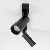 Vigo 2 Opbouwspot Zwart – 2x GU10 | Moderne Plafondlamp Aluminium