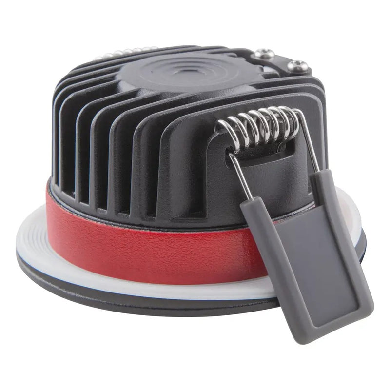 LED inbouwspot - 8W 930 PS Dimbaar - IP65 - Zwart | Waterdicht en Fire Rated Aluminium verlichting dimbaar