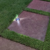 Solar Decklight Zwart – Opbouw Vloerspot LED 8x Super Bright IP44