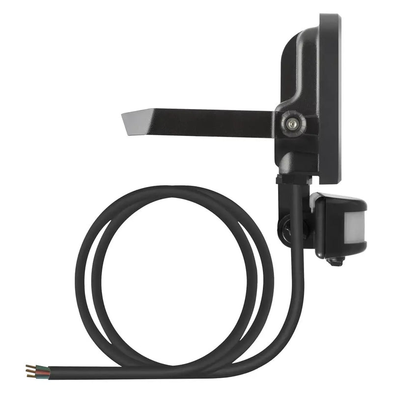 LED Breedstraler Sensor GEN 3 Zwart 10W 1100lm 100D - 830 Warm Wit | IP65 - Bewegings- en lichtsensor - Symmetrisch