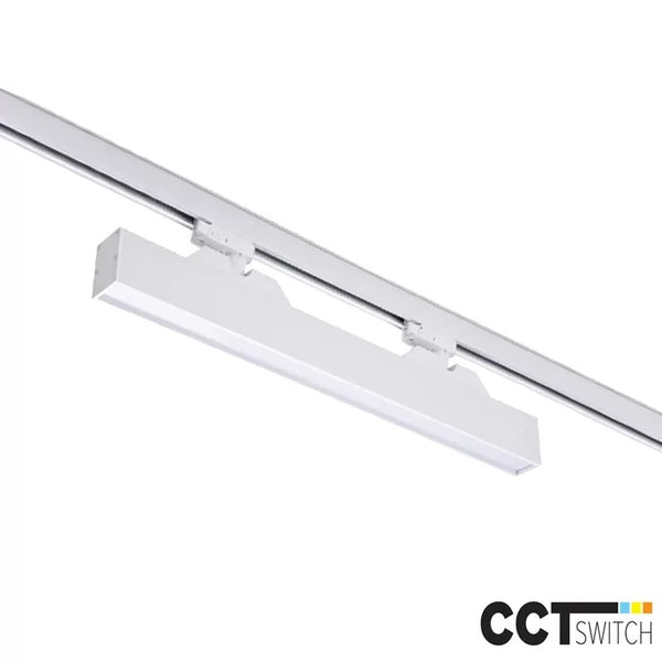Linnea-T3 LED Railspot Aluminium CCT Wit/Zwart 3-Fase 120º