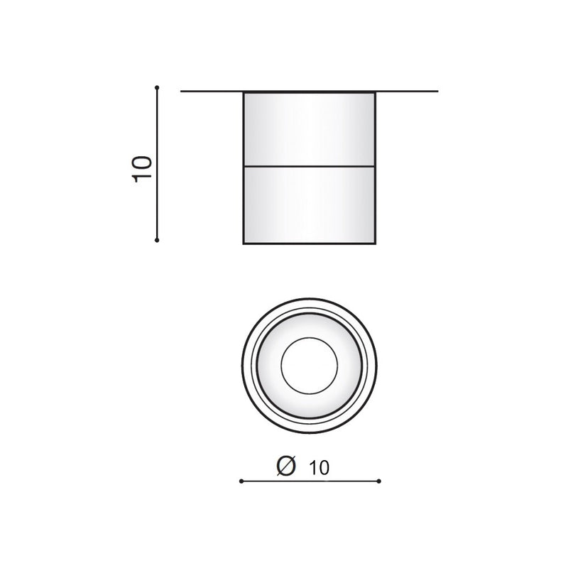 Costa LED Opbouwspot Aluminium Kantelbaar 3000K/4000K Wit/Zwart