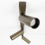 Vigo 3 Opbouwspot Brons – 3x GU10 | Moderne Plafondlamp Aluminium