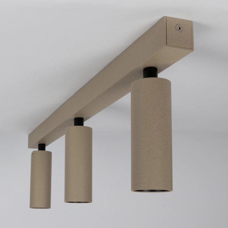 Vigo 3 Opbouwspot Champagne – 3x GU10 LED Spot | Modern Aluminium