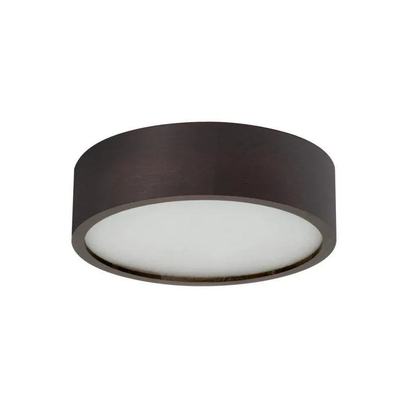 Jasmin Houten Plafondlamp met Glas – 3 Maten – 5 Kleuren