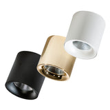 Maine LED Opbouwspot 3000K Zwart/Wit/Goud – Compact & Elegant