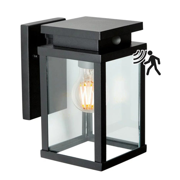 Jersey Muurlamp Met Bewegingssensor Zwart