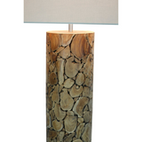 Salesfever - Vloerlamp Drijfhout Naturel/Wit