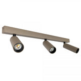 Vigo 3 Opbouwspot Champagne – 3x GU10 LED Spot | Modern Aluminium