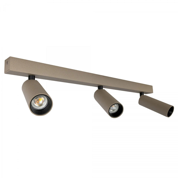 Vigo 3 Opbouwspot Champagne – 3x GU10 LED Spot | Modern Aluminium