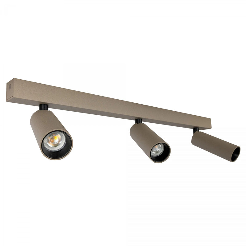 Vigo 3 Opbouwspot Champagne – 3x GU10 LED Spot | Modern Aluminium